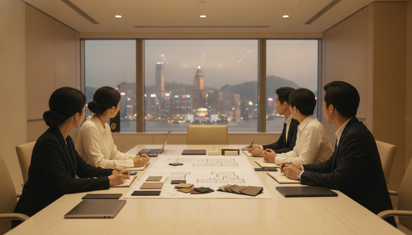 内地企业首次设港办公室交付(品牌语境配图)